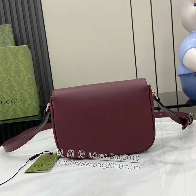 Gucci專櫃古馳最新款Horsebit 1955系列迷你肩背包單肩斜挎女包 jh2056型號：815205
